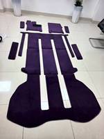 Tapis de sol de voiture de luxe en laine de 20 mm, imperméables/anti-poussière, sur mesure, de qualité supérieure, couleur violet, pour Alphard, 2025