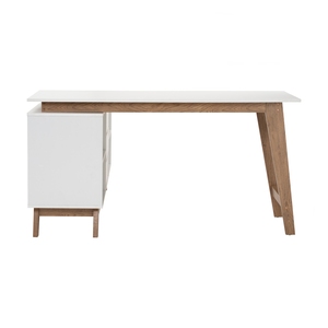 Ergonomic L-Shape White Oak Colour MANDO Working Desk Large Corner Computer Table for Home Office Efficiency and Productivity - Product Image 4
