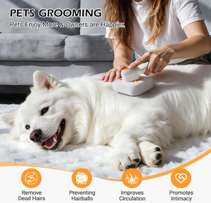 Herramienta <span class=keywords><strong>de</strong></span> Aseo Recargable A-mazon en Oferta con Pulverizador <span class=keywords><strong>de</strong></span> Vapor Suave para Control <span class=keywords><strong>de</strong></span> la Caída del Pelo, Cepillo <span class=keywords><strong>de</strong></span> Vapor 3 en 1 para Mascotas, Impermeable - Product Image 6