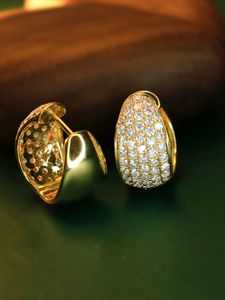 Pendientes de Diamantes de Oro de 18K al por Mayor, Precio de Fábrica OEM/ODM Personalizado, Certificados, Listos para Enviar - Product Image 2