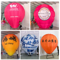 Ballon publicitaire gonflable à air chaud, design personnalisé, promotion, vente, imperméable, résistant au vent, matériau Oxford, taille personnalisable
