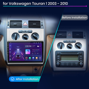 CarPlay ระบบนำทางอัตโนมัติแบบไร้สายสำหรับ Volkswagen <span class=keywords><strong>VW</strong></span> Touran 1 2003-2010วิดีโอมัลติมีเดียรถยนต์ - Product Image 2