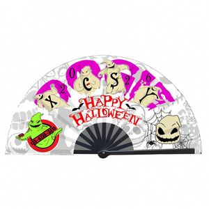 Custom <b>Handheld</b> <b>Fans</b> Luxury Personalized Bamboo Crafts Folding Clack <b>Fan</b> for Halloween New Year Events Love Advertising Gifts - Product Image 4