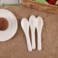 Hete Aanbieding Wegwerp Ecologisch 100% Biologisch Afbreekbaar Suikerriet Bagasse Messen Vorken Lepels Bestek voor Hotels & Kamperen Voedselveilig