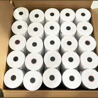 Rouleau de papier thermique 80x60 lisse, anti-encrassement, résistant à l'huile pour l'impression en caisse enregistreuse de cafés, salons de thé, restauration rapide et cuisines (POS)