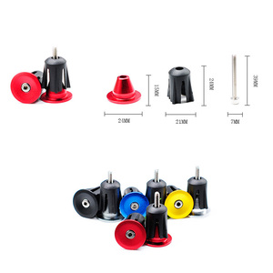 24mm Bike Handlebar Cap Covers Bicycle Grips Aluminum Alloy Lightweight Handle <strong>Bar</strong> <strong>End</strong> <strong>Plugs</strong> Cycling Accessories - Product Image 6