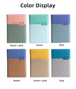 2026 कार्यकारी पु चमड़े के प्लानर कॉर्पोरेट दैनिक डेयरी नोटबुक की आपूर्ति और वितरण - Product Image 2