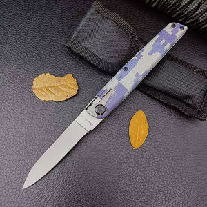 Coltello da Caccia AKC con Lama in Acciaio 8CR14 ad Alta Durezza, Manico in ABS, Coltello Tascabile Pieghevole per Sopravvivenza, Soccorso e Uso Tattico all'Aperto - Product Image 5