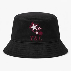 Wholesale Custom Logo Affixed Cloth Embroidery Canvas <b>Reversible</b> Unisex Four Seasons <b>Bucket</b> <b>Hat</b> Luxury Vintage Gorras <b>Hats</b> OEM - Product Image 1