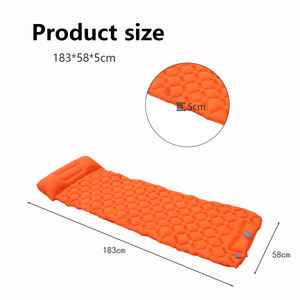 Hot Selling Outdoor Portable Folding Wasserdichte Luft Aufblasbare Matratze Einzel Wasserdichtes Luft schlaf bett mit eingebauter Pumpe - Product Image 3