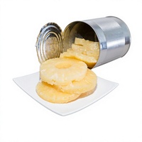 Speciale Aanbieding Hoge Premium Kwaliteit Vietnam Fabriek Ananas Plakjes In Lichte Siroop Kan 20Oz