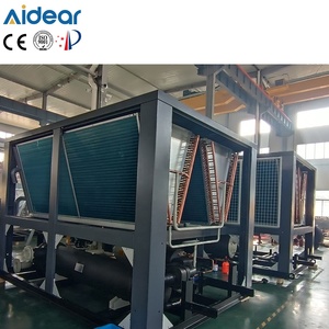 Refroidisseur d'eau à vis industriel Aidear à refroidissement par air, commercial, pour système de climatisation CVC, contrôle précis de la température - Product Image 1