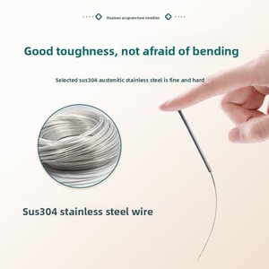 Aiguilles d'<span class=keywords><strong>acupuncture</strong></span> stériles en gros, instrument de thérapie réutilisable pour la piquée à sec, massage corporel indolore, <span class=keywords><strong>acupuncture</strong></span> - Product Image 5