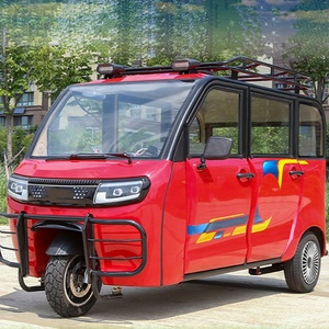 High Quality Rechargeable Electric Tricycle Pedicab Rickshaw <strong>Set</strong> Closed Electric Tricycles Cabin Tricycle Electric Adults - Product Image 3