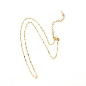 Stainless Steel Lip Chain O-Chain Gold <b>Box</b> Chain Necklace Jewelry Accessory Wholesale 40cm 45cm Rose Gold Silver - Product Image 2