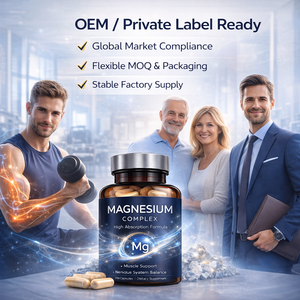 Suplemento de Magnesio Complejo Premium para la Relajación Muscular, Mejor Sueño, Equilibrio del <span class=keywords><strong>Sistema</strong></span> <span class=keywords><strong>Nervioso</strong></span>, Cápsulas de Alta Biodisponibilidad - Product Image 6
