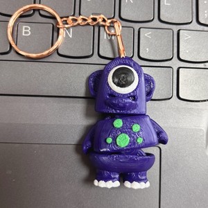 Cross-Biên Giới Món Quà Sáng Tạo Mới 3D In Thủy Tinh Trứng Phục Sinh Trang Trí Mô Phỏng Động Vật Đồ Chơi Mù Hộp 3D Key Lấy Cảm hứng Bởi Đông Lạnh - Product Image 6