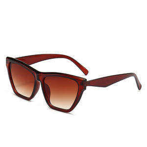Fourniture de prix de gros Style européen rétro <span class=keywords><strong>Uv</strong></span> <span class=keywords><strong>400</strong></span> Logo personnalisé femmes mode cadre carré lunettes de soleil lunettes de soleil yeux de chat - Product Image 6