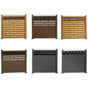 Thiết kế hiện đại ngoài trời biệt thự sân Hợp kim nhôm nghệ thuật tường hàng rào ban công vườn sân nhỏ tự làm lan can tay vịn - Product Image 5