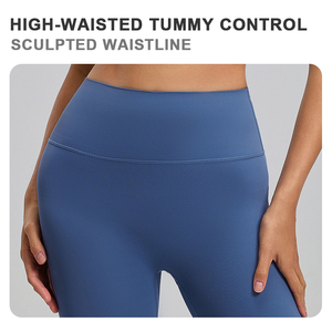 Leggings de Yoga para Mujer, Tallas Europeas, Sin Costuras, con Doble Bolsillo, Largo hasta el Tobillo, Cintura Alta, Tallas Grandes, Elásticos, de Secado Rápido y Transpirables - Product Image 4