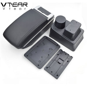 Reposabrazos Vtear de Cuero con Interfaz USB, Caja de Almacenamiento, Accesorios para Reposabrazos, Estilo de Coche, Interior ABS Rojo 08-14 para <span class=keywords><strong>Skoda</strong></span> <span class=keywords><strong>Fabia</strong></span> - Product Image 6