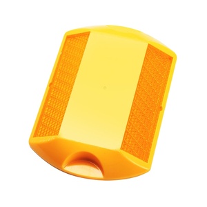 Panneau de signalisation routière en plastique avec lampe œil de chat réfléchissante - Product Image 1
