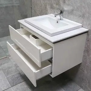 कस्टम लावे पैरा लावाबो कैबिनेटरी कैबिनेट डिजाइन सिरेमिक वॉश बेसिन बाथरूम के लिए डबल सिंक वैनिटी, सिंक के साथ वैनिटी