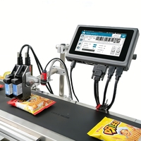 Impresora de Inyección de Tinta Térmica en Línea de Doble Cabezal DOCOD TIJ T200E, Máquina de Impresión de Fecha de Caducidad para Botellas de Plástico de Champú y Gel de Ducha