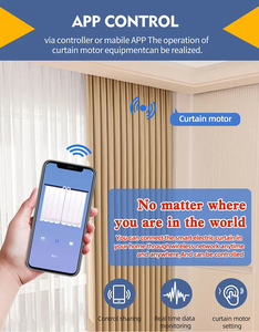 <strong>Cheap</strong> Tuya Shorter Wifi <strong>Curtain</strong> Motor Electric Track Rail Rod Automatic System Smart Home <strong>Curtains</strong> Remote Control - Product Image 6