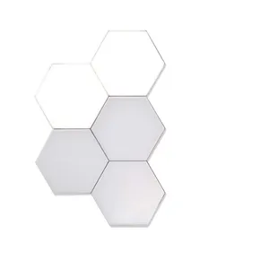 Haute Qualité Acrylique RGB Lumière Led Hexagonal Lampes Modulaire Sensible Éclairage lampe de chevet