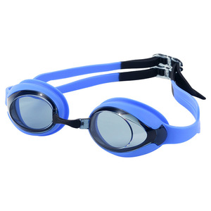 Gafas de natación para niños, lentes de PC, marco de silicona, impermeables, antivaho, ajustables, para entrenamiento y competición infantil - Product Image 1