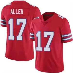 Camisetas Bordadas de Fútbol Americano Unisex <span class=keywords><strong>NF</strong></span> L Buffalo Bills al por Mayor # 17 Allen # 14 Diggs # 0 Coleman # 40 Miller # 88 Knox - Product Image 3