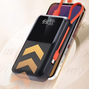 Construit en type-c câble Portable charge rapide batterie externe 20000mah ordinateur portable <span class=keywords><strong>PowerBank</strong></span> <span class=keywords><strong>PD</strong></span> <span class=keywords><strong>45W</strong></span> LED affichage batterie - Product Image 4