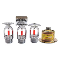 Tête de sprinkler droit globe en laiton 1/2" NPT K5.6, adaptée aux feux A et B, équipement incendie à installation simple