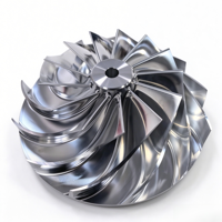 Impeller en acier inoxydable sur mesure, usinage CNC, service CNC, fraisage 5 axes pour pompe, pièces usinées CNC sur mesure, OEM ODM