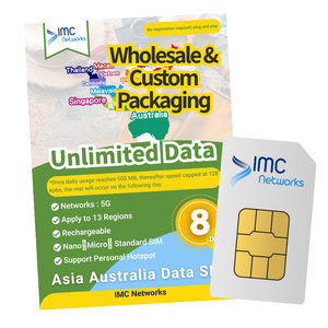 Wholesale Aisa & Australia Global Mobile Data Connectivity SIM Card Custom Package 4G 5G Travel eSIM <b>Physical</b> SIM - Product Image 1