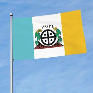 Bandera Personalizada de la Nación Hopi, 3x5 Pies, Grande, 100D, Moderada, para Exteriores e Interiores, Bandera Hopi de Arizona, Decoración del Hogar, Patio, Venta al por Mayor Económica - Product Image 4