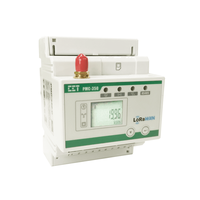 Compteur d'énergie sans fil LoRaWAN CET PMC-350-C triphasé avec écran LCD EU863-870MHz en Europe