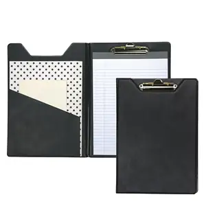 Benutzer definiertes Logo Pad folio/Portfolio-Ordner, Padfolio-Cover-Ordner, Dokumenten-Organizer mit Zwischen ablage im Letter/A4-Format