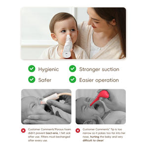 Marque privée bébé inhalateur électrique propre nez ventouse enfants inhalateur électrique pour enfants soins nasaux - Product Image 4