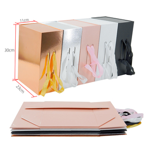 Custom Logo Premium Rigid Foldable Recycle Paperboard Paper Shoe Box Magnetic Shoes Boxes for Packiging - Product Image 2