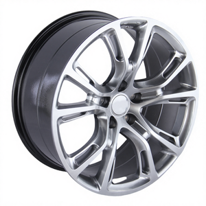 Rines de Aleación de Aluminio Nuevos 5x127 20 Pulgadas Negro Hipermetalizado 20x9 Pulgadas Diseño Cóncavo para Jeep Grand Cherokee SRT Estilo <span class=keywords><strong>Spider</strong></span> <span class=keywords><strong>Monkey</strong></span> - Product Image 4