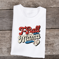 Transferts thermiques DTF personnalisés pour T-shirts et vêtements, motifs Joyeuse Fête des Mères, pour la personnalisation de T-shirts de baseball
