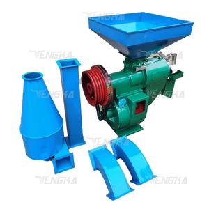 เครื่องสีข้าว N200 สำหรับใช้ในบ้านและฟาร์ม กำลังการผลิต 1800-2000 กก./ชม. รุ่น N ซีรีส์ แบบท่อคู่ พร้อมเครื่องยนต์ดีเซล - Product Image 1