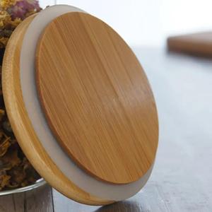 14oz High Borosilicate Glass Storage <strong>Jars</strong> with Bamboo Lids 500ml Kitchen Use Food <strong>Container</strong> Air Tight Glass <strong>Jars</strong> <strong>Set</strong> - Product Image 5