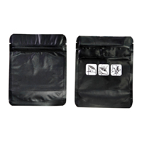 Sacs de forme régulière 3,5g 7g 14g 28g 1lb, sacs d'emballage vierges en plastique refermables à fermeture éclair, sacs en Mylar imprimés sur mesure