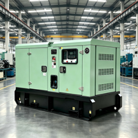 Groupe électrogène diesel silencieux 20-150KW triphasé pour alimentation électrique commerciale continue
