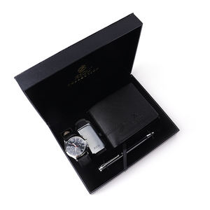 Ensemble de 4 pièces pour montre, portefeuille avec stylo, très joli cadeau pour hommes, offre spéciale, en Stock - Product Image 3