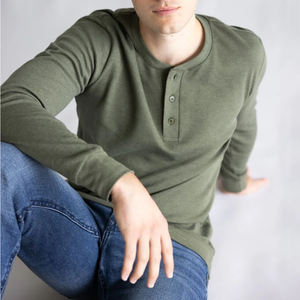 Camiseta Térmica de Algodón para Hombre, Suave, Transpirable, de Manga Larga, Ecológica, Antiencogimiento, de Secado Rápido, Ropa Interior Cálida para Invierno, para Actividades al Aire Libre - Product Image 3