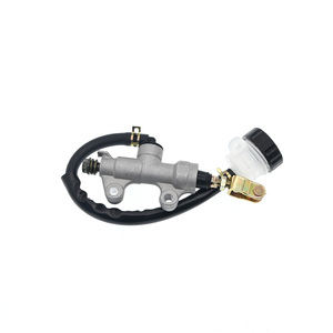 Motorcycle Rear Brake Master Cylinder - Compatible With Suzuki, Kawasaki, Honda Dirt Bikes & ATVs 70cc-125cc
